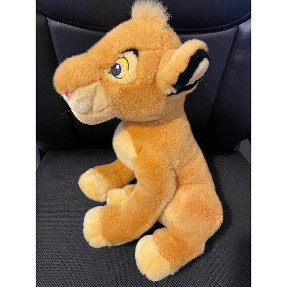 Disney Store Simba Plush Toy The Lion King Yellow Cub Stuffed Animal Kids - Picture 3 of 7